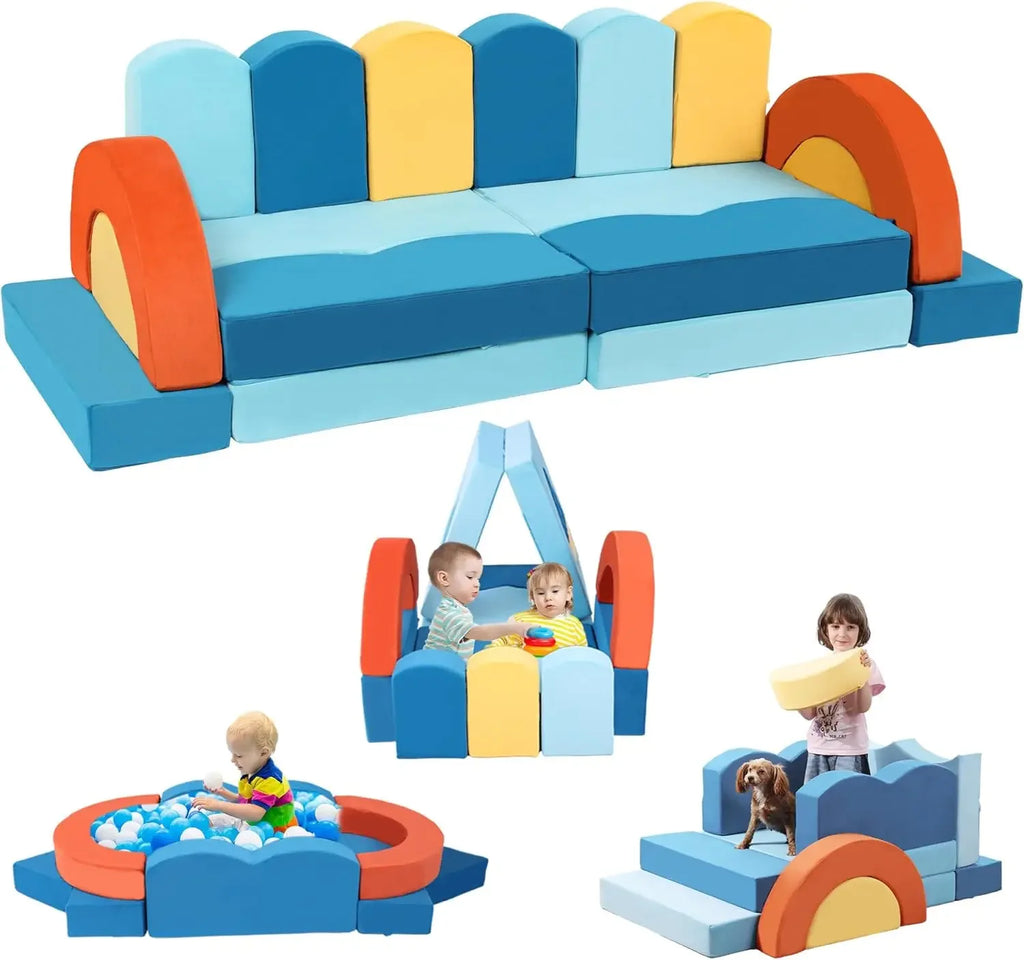 22Pcs Modular Kids Play Couch for Toddler -