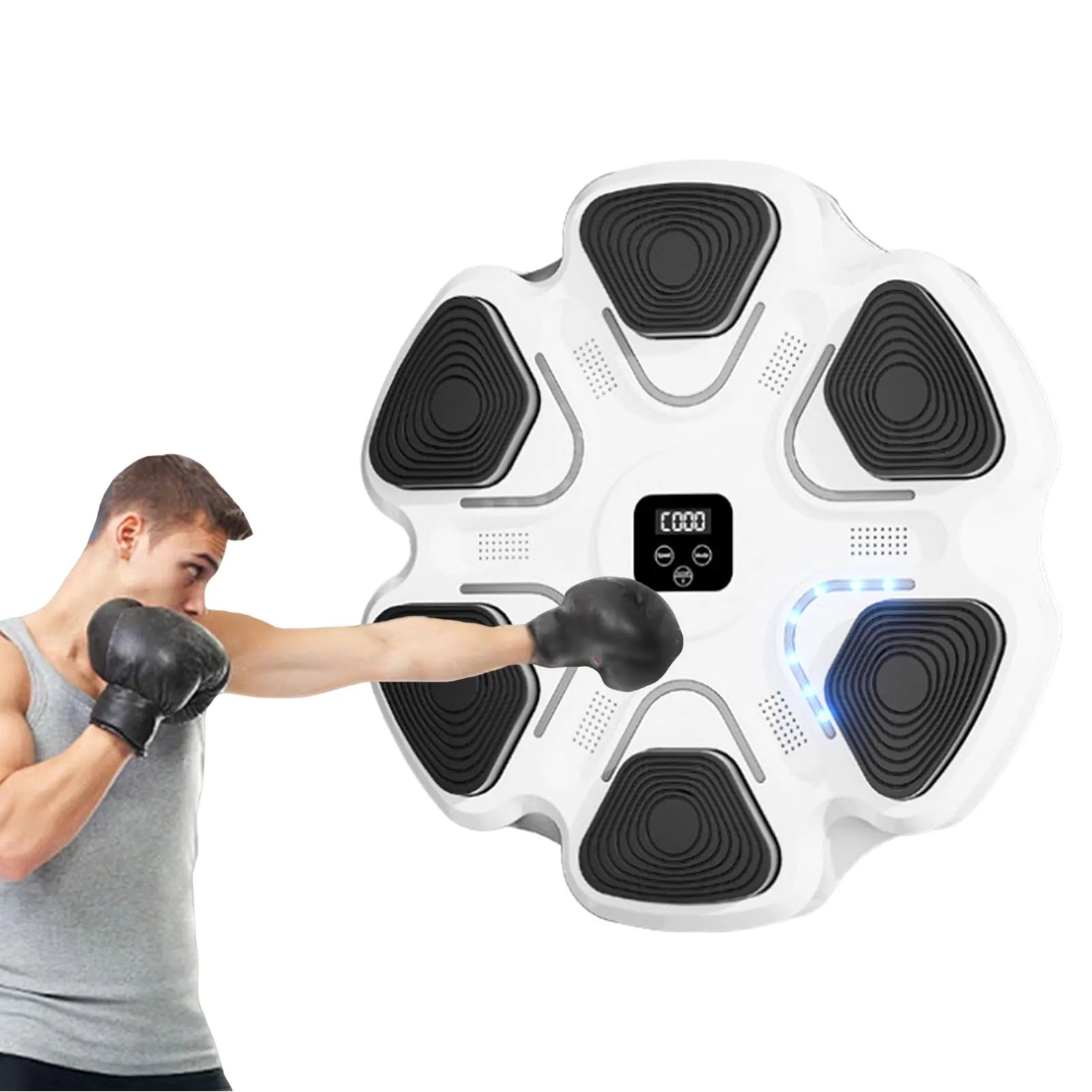 Wall Mounted Musical Boxing Machine Digital Target Training Boxing Machine for Kids Adults Men and Women MIAO-US