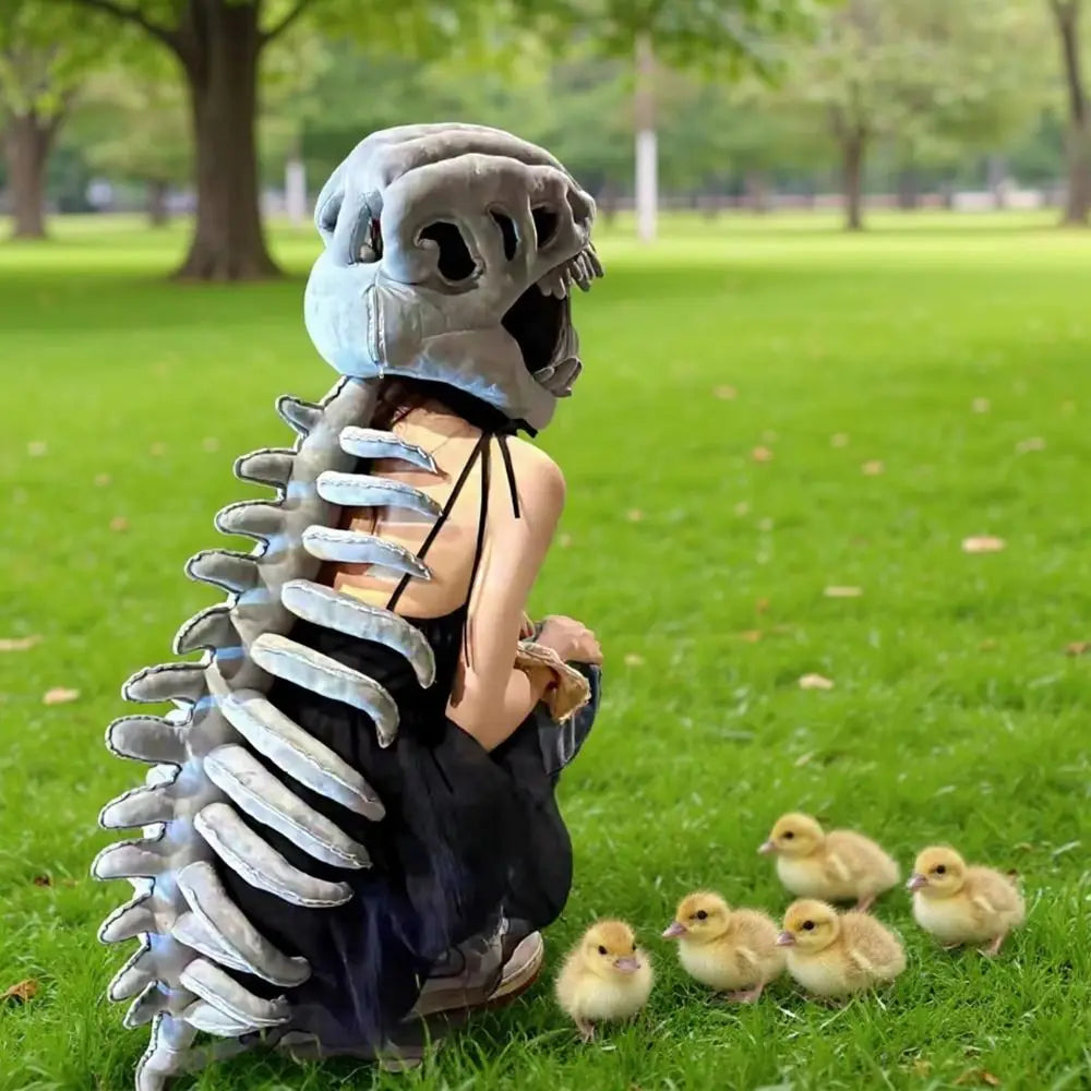 3D Dinosaur Skeleton Costume Set for Children