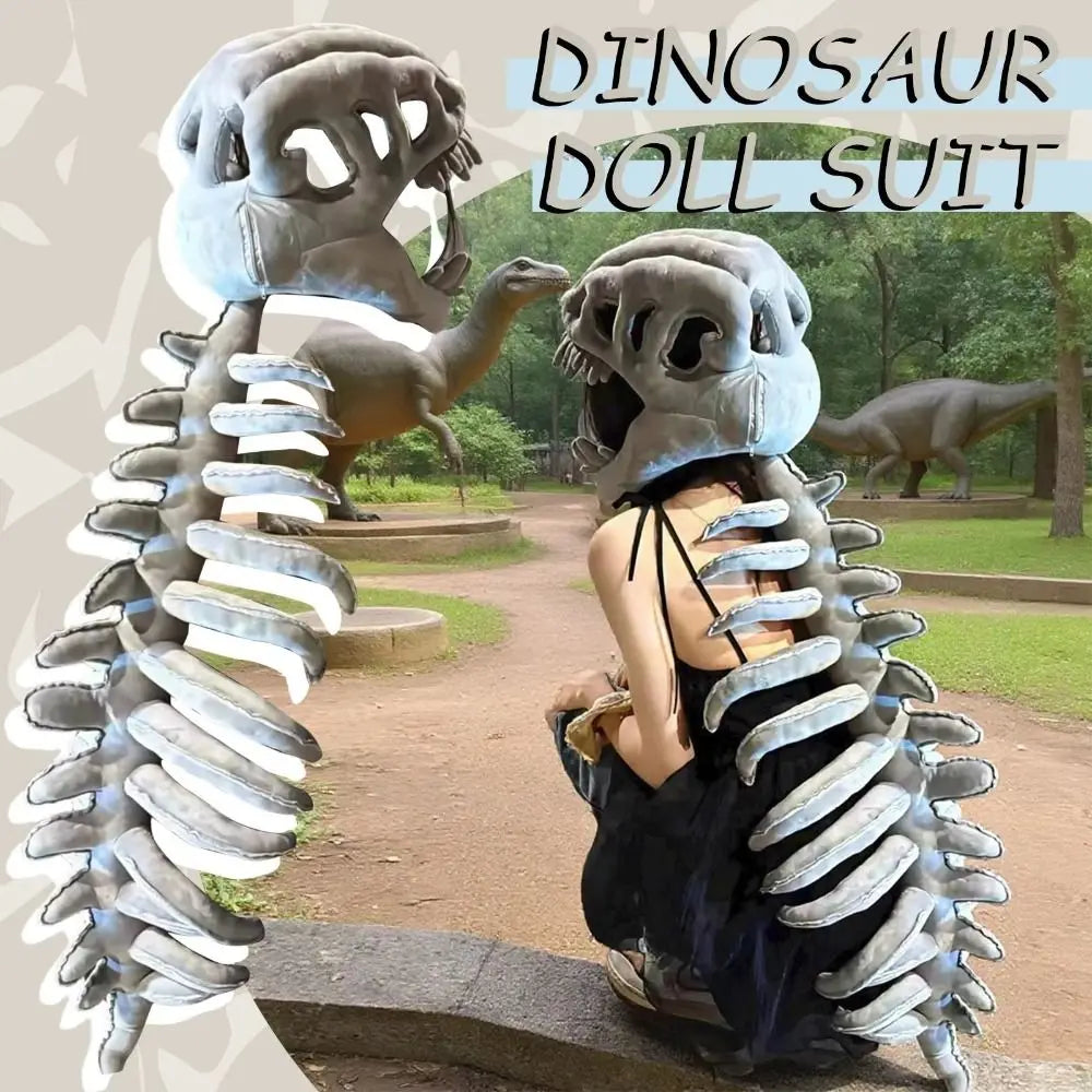 3D Dinosaur Skeleton Costume Set for Children