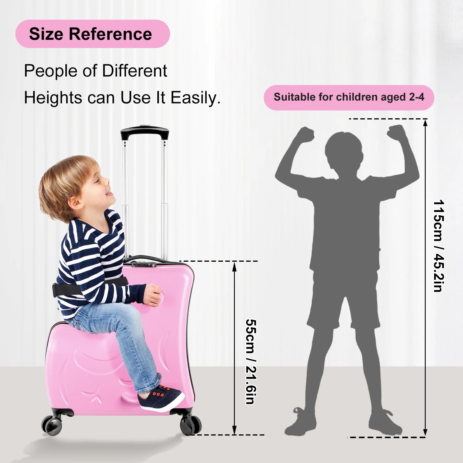 Kids Ride on Luggage