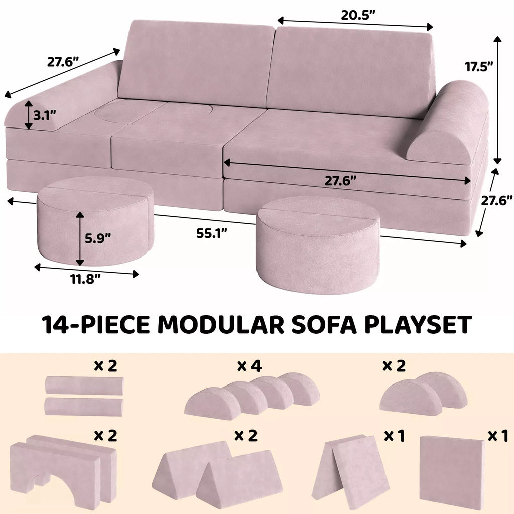 Modular Kids Play Couch