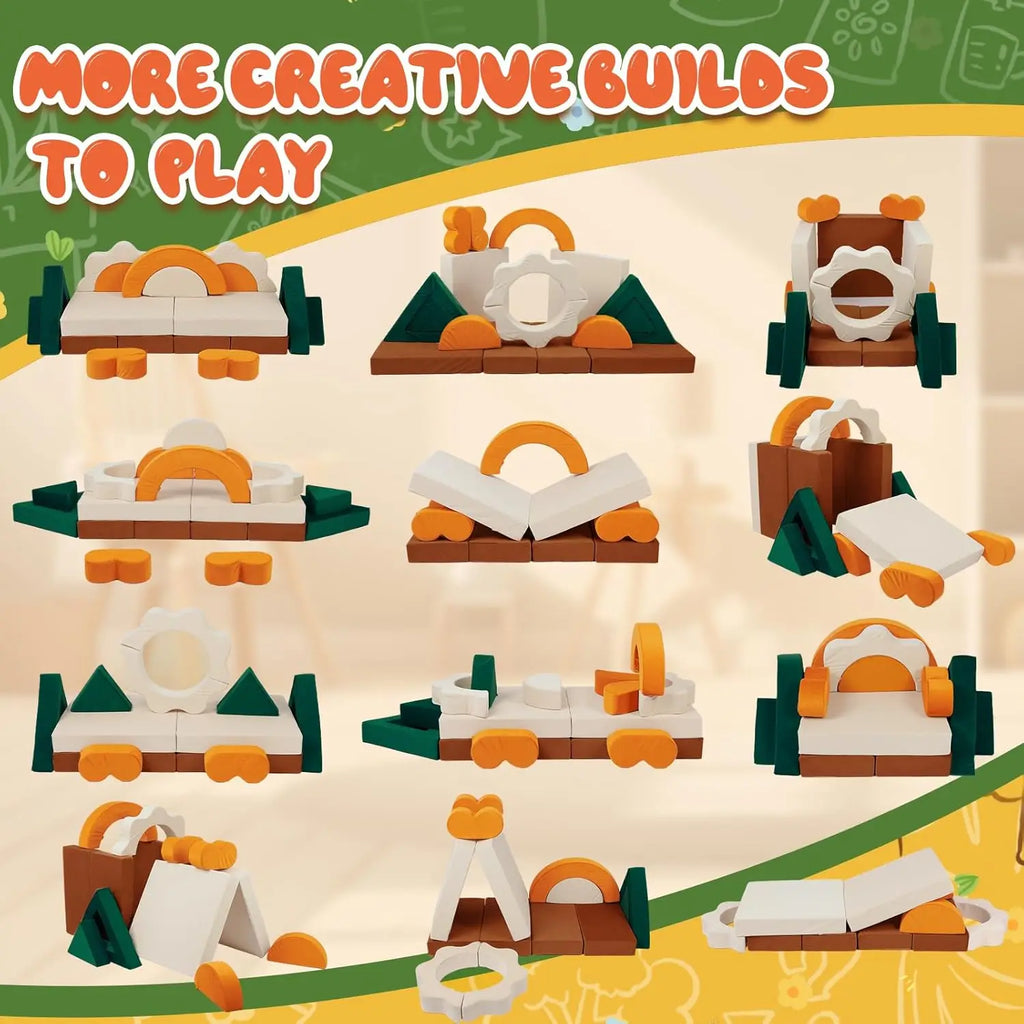 jungle theme Modular Kids Play Couch