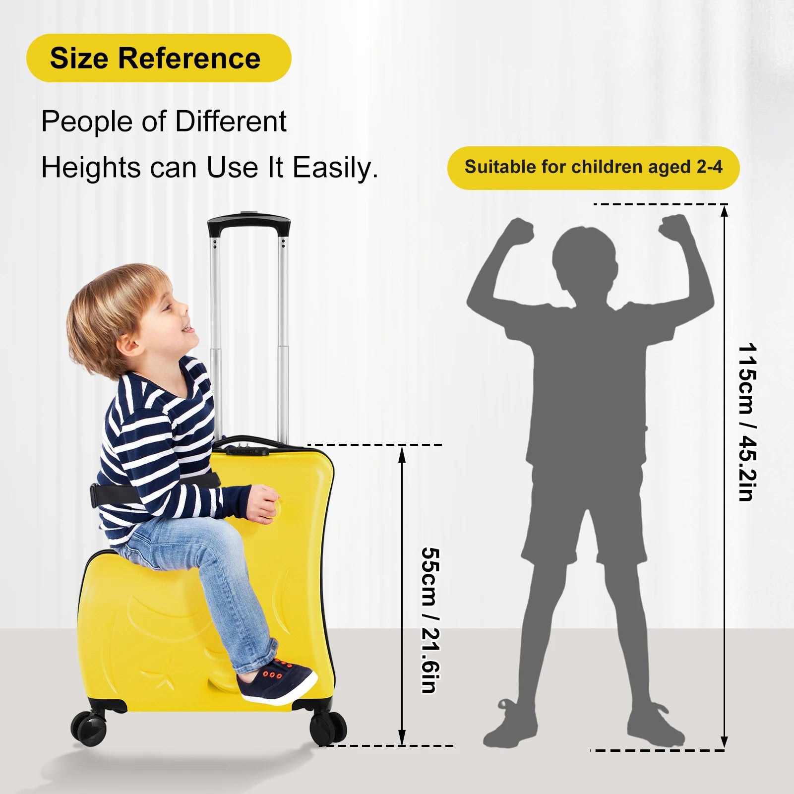 Kids Ride on Luggage