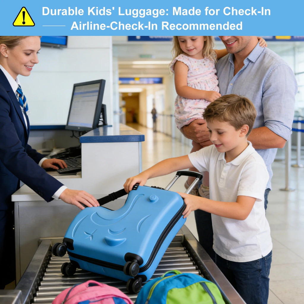 Kids Ride on Luggage